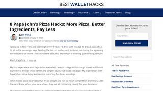 
                            8. 7 Papa John's Pizza Hacks - Wallet Hacks