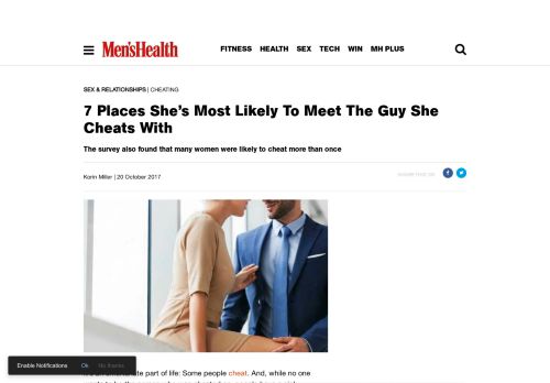 
                            10. 7 Places She's Most Likely To Meet The Guy She Cheats With - Men's ...