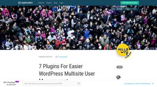 
                            4. 7 Plugins For Easier WordPress Multisite User Management - WPMU ...