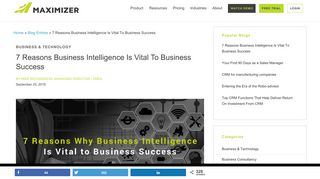 
                            10. 7 Reasons Business Intelligence Is Vital To Business Success ...