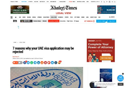
                            12. 7 reasons why your UAE visa application may be rejected - ...