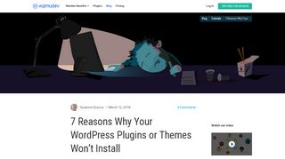 
                            5. 7 Reasons Why Your WordPress Plugins or Themes Won't Install ...