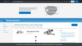 
                            10. 7 - Redirect anonymous user to login page - Drupal Answers