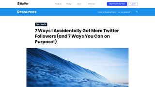
                            10. 7 Super Secret Strategies to Get New Twitter Followers - Buffer Blog