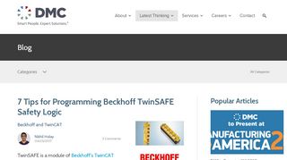 
                            10. 7 Tips for Programming Beckhoff TwinSAFE Safety Logic | DMC, Inc.