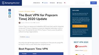 
                            11. 7 Top VPN For PopCorn Time To Watch Free Movies ...
