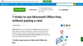 
                            4. 7 tricks to use Microsoft Office free, without paying a cent - Softonic