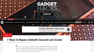 
                            5. 7 Ways to Bypass Android's Secured Lock Screen « Android ...