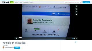 
                            4. 70 dias en Wasanga on Vimeo