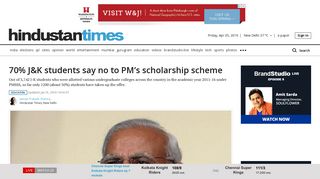 
                            9. 70% J&K students say no to PM's scholarship scheme | education ...