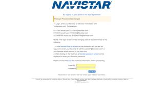 
                            1. 7.0 Navistar x232a evalueid - Login View