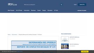 
                            11. 70reporte Mensual de Conflictos Sociales n 119 Enero