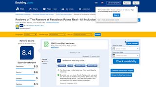 
                            9. 73 Verified Reviews of Reserve Paradisus Palma Real Resort ...
