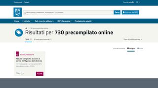 
                            2. 730 precompilato online - Inps