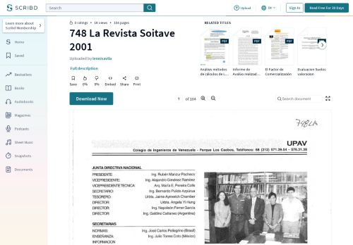 
                            10. 748 La Revista Soitave 2001 - Scribd