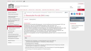
                            12. 74/ME (XXVI. GP) - 2. Dienstrechts-Novelle 2018