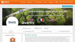 
                            10. 75 Customer Reviews & Customer References of Quartix ...