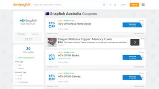 
                            9. 75% Off Snapfish Australia Promo Codes, Coupons & Free Shipping