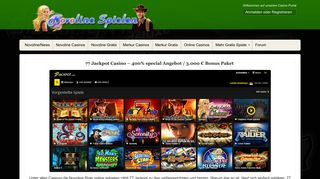 
                            3. ▷ 77 Jackpot Casino Novoline Spiele für alle ֍ Novoline Casinos