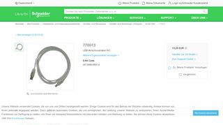 
                            4. 770013 - USB-Anschlusskabel IHC | Schneider Electric