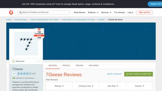 
                            2. 7Geese Reviews 2018 | G2 Crowd