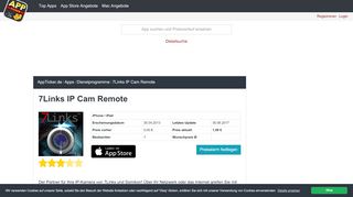 
                            8. 7Links IP Cam Remote - Preisentwicklung und Preisalarm für die App