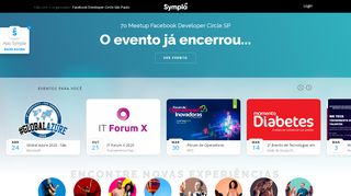 
                            9. 7o Meetup Facebook Developer Circle SP - Sympla