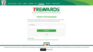 
                            5. 7Rewards Forgot Password - 7-Eleven Canada