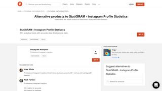 
                            5. 8 Alternatives to StatiGRAM - Instagram Profile Statistics for Android ...