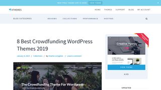 
                            11. 8 Best Crowdfunding WordPress Themes 2019 - aThemes