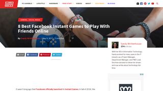 
                            9. 8 Best Facebook Instant Games to Play With Friends Online