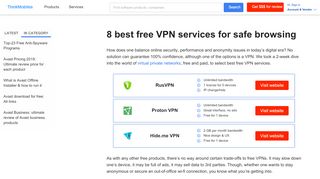 
                            13. 8 best free VPN services for secure browsing review - 2019