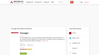 
                            5. 8 Best Tunngle Alternatives | Reviews | Pros & Cons - Alternative.me