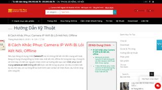 
                            1. 8 Cách khắc phục Camera IP Wifi bị lỗi kết nối, offline | Cameraipgiasi ...