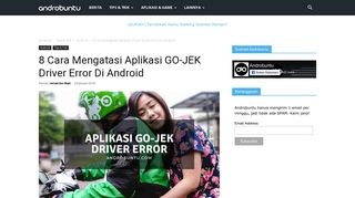 
                            3. 8 Cara Mengatasi Aplikasi GO-JEK Driver Error Di Android - Androbuntu