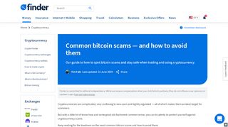 
                            11. 8 common bitcoin scams (and how to avoid them) | finder.com
