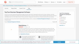 
                            11. 8 Free Volunteer Management Tools for Nonprofits | G2 Crowd