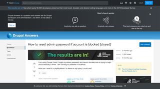 
                            10. 8 - How to reset admin password if account is blocked - Drupal ...