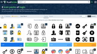 
                            4. 8 login icon packs - Vector icon packs - SVG, PSD, PNG ... - Flaticon