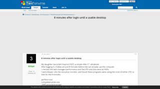 
                            8. 8 minutes after login until a usable desktop - Windows 10 Forums