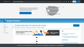 
                            8. 8 - OneAll social login not working with modal - Drupal Answers