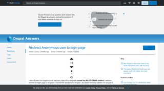 
                            10. 8 - Redirect Anonymous user to login page - Drupal Answers