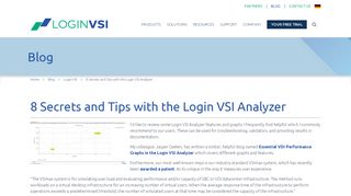 
                            1. 8 Secrets and Tips with the Login VSI Analyzer - Login VSI