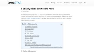 
                            4. 8 Shopify Hacks You Need to Know - OSI Affiliate