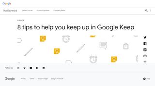 
                            5. 8 tips to help you keep up in Google Keep - The Keyword