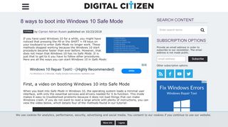 
                            3. 8 ways to boot into Windows 10 Safe Mode | Digital Citizen