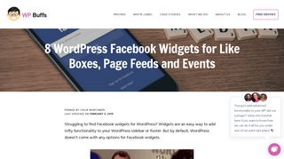 
                            6. 8 WordPress Facebook Widgets for Like Boxes, Page Feeds and Events