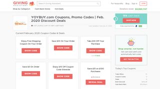 
                            13. 8 YOYBUY.com Coupons & Promo Codes 2019 + 15% Cash Back