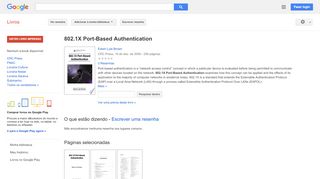 
                            11. 802.1X Port-Based Authentication - Resultado da Pesquisa de livros Google