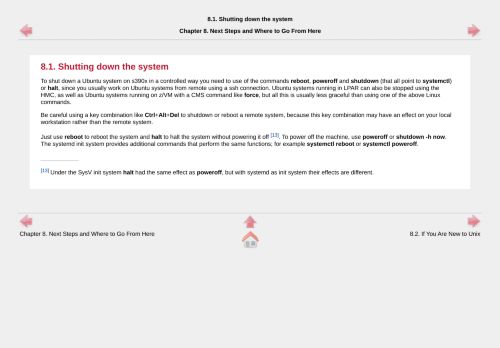 
                            6. 8.1. Shutting down the system